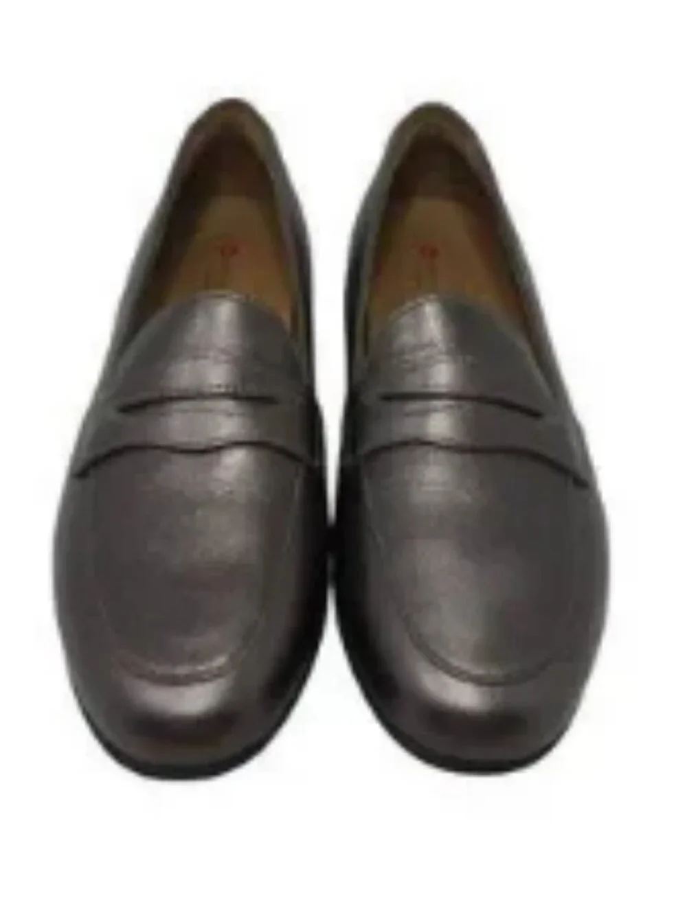 Unstructured By Clarks SZ9 Black Leather Penny Loafer Timeless Office Academia